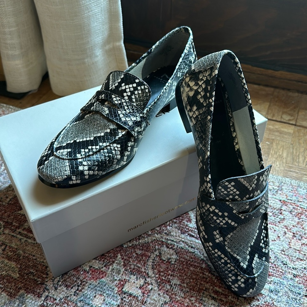 Marc Fisher Snake Skin Pattern Flats - image 1
